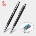 Más popular Haga clic en Open Slim Metal Ball Pen para la escritura de la oficina escolar